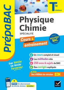Prépabac Physique-Chimie Tle générale (spécialité) - Bac 2024 nouveau programme de Terminale