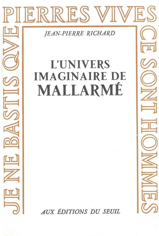 L'Univers imaginaire de Mallarmé