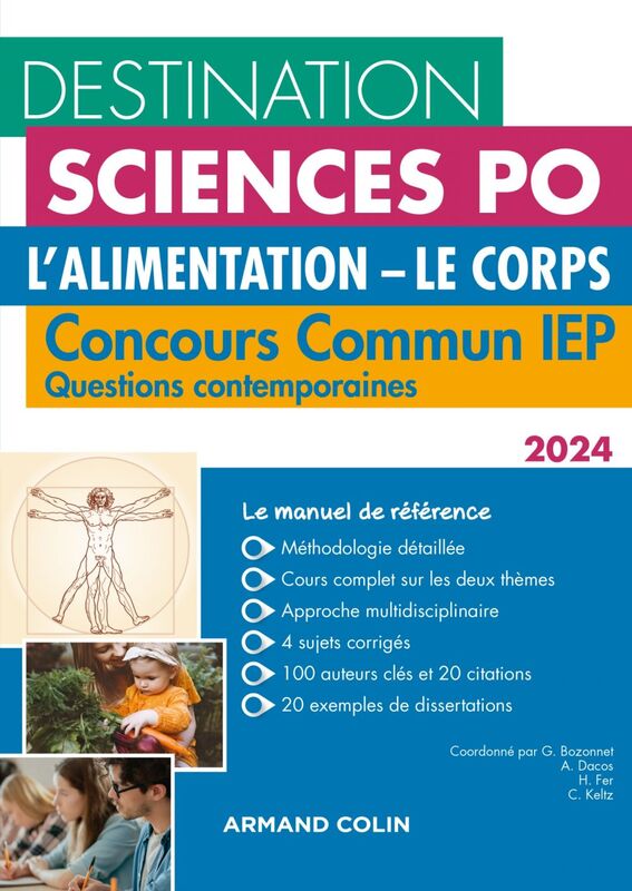 Destination Sciences Po Questions contemporaines 2024 - Concours commun IEP L'Alimentation. Thème 2