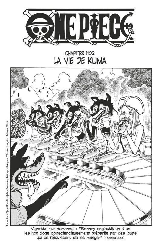 One Piece édition originale - Chapitre 1102 La vie de Kuma