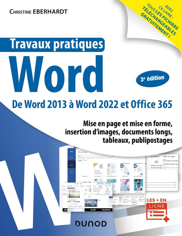 Travaux pratiques - Word - 3e éd. De Word 2013 A Word 2022 et Office 365