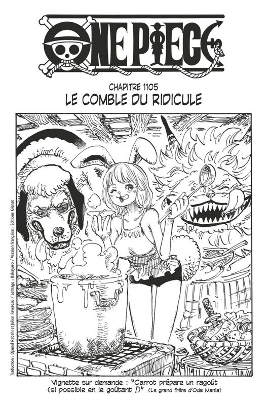 One Piece édition originale - Chapitre 1105 Le comble du ridicule