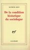 De la condition historique du sociologue. Leçon inaugurale au Collège de France prononcée le 1ᵉʳ décembre 1970