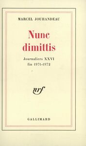 Nunc dimittis (1971-1972)