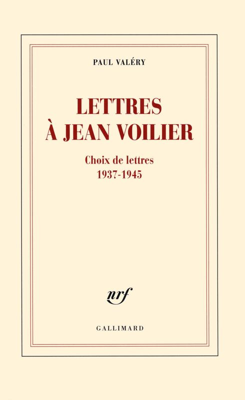 Lettres à Jean Voilier