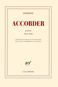 Accorder Poèmes 1933-1996