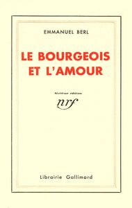 Le Bourgeois et l'amour