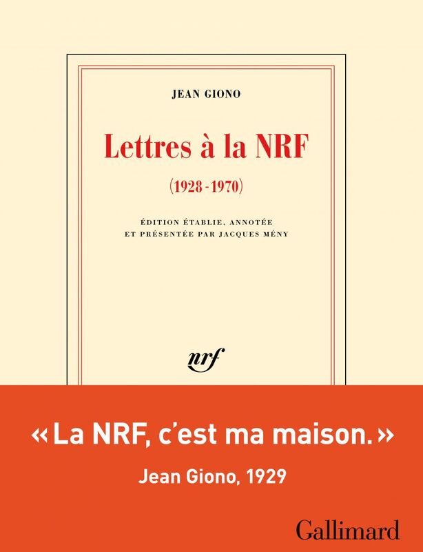 Lettres à la NRF (1928-1970)
