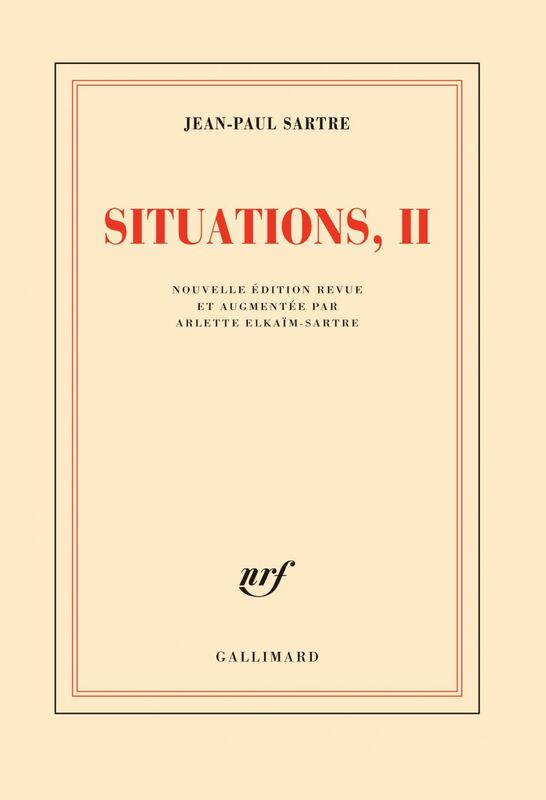 Situations (Tome 2) - Septembre 1944 - décembre 1946