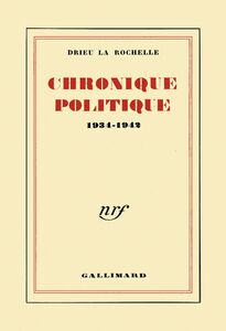 Chronique politique (1934-1942)