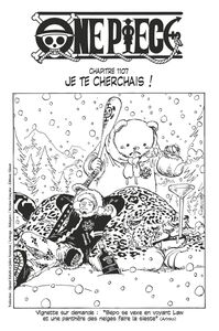 One Piece édition originale - Chapitre 1107 Je te cherchais !