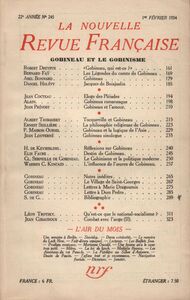 Gobineau et le gobinisme N° 245 (Février 1934)