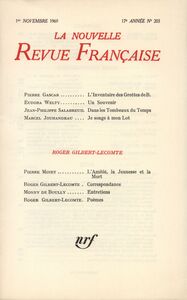 La Nouvelle Revue Française n° 203 (Novembre 1969)
