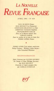 La Nouvelle Revue Française N° 459