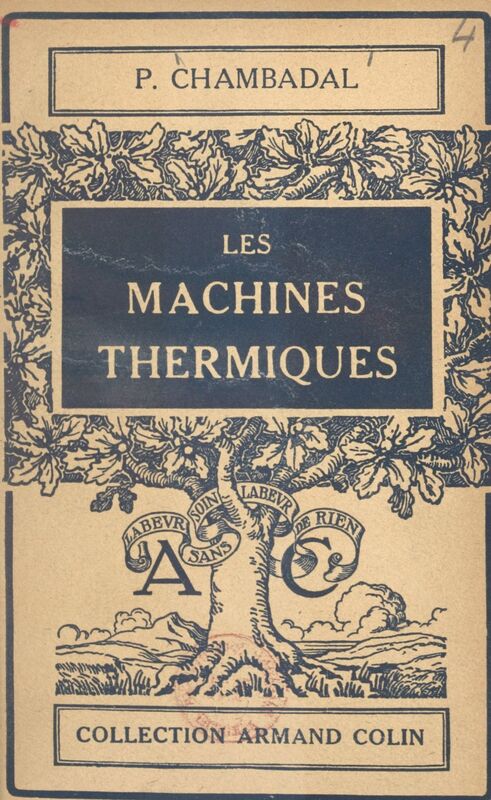 Les machines thermiques Avec 70 figures