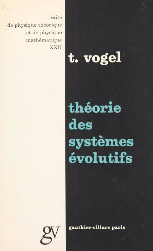 Théorie des systèmes évolutifs