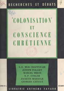 Colonisation et conscience chrétienne