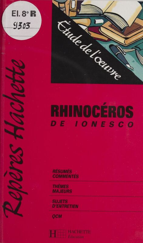 «Rhinocéros» de Ionesco Étude de l'œuvre