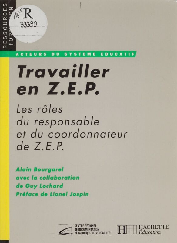 Travailler en ZEP Les rôles du coordonnateur et du responsable de ZEP