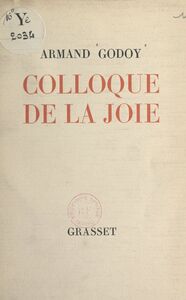 Colloque de la joie