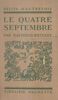 Le quatre septembre