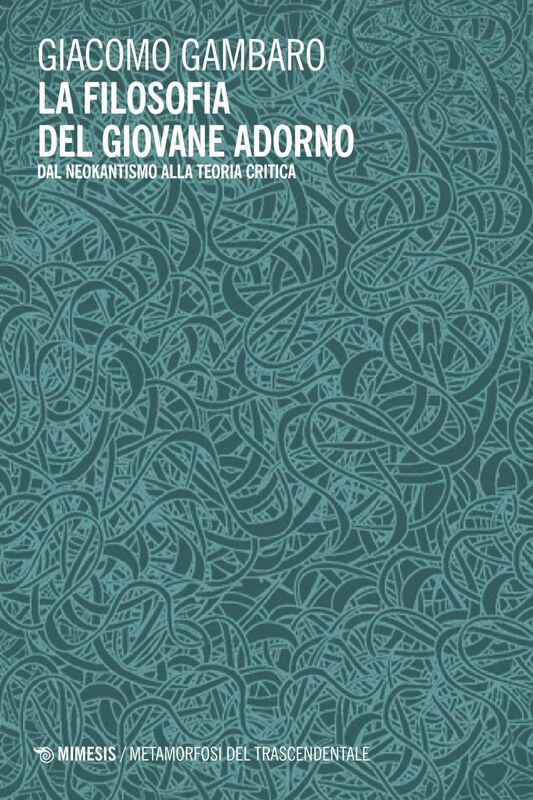 La filosofia del giovane Adorno Dal neokantismo alla teoria critica