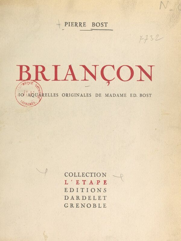 Briançon Avec 40 aquarelles originales