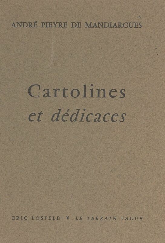 Cartolines et dédicaces, 1953-1960