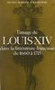 L'Image de Louis XIV dans la littérature française De 1660 à 1715
