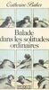 Balade dans les solitudes ordinaires