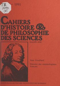 Histoire des entomologistes français, 1750-1950
