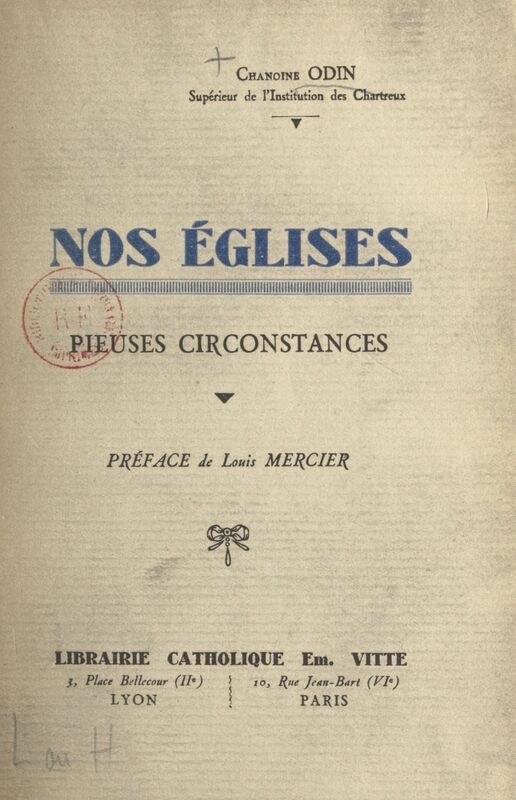 Nos églises Pieuses circonstances