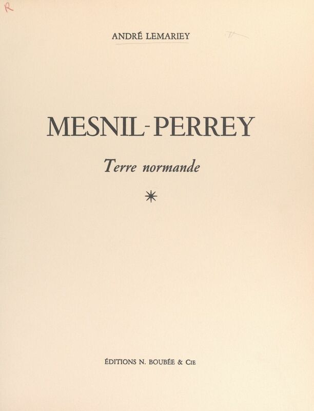 Mesnil-Perrey, terre normande