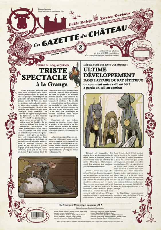 Le Château des Animaux (Tome 2)  - La Gazette du Château