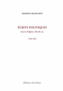 Ecrits politiques (1958-1993)