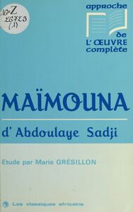 «Maïmouna» d'Abdoulaye Sadji Étude