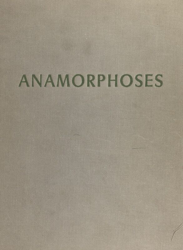 Anamorphoses Ou Magie artificielle des effets merveilleux