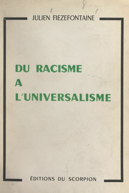 Du racisme à l'universalisme