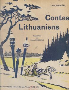 Contes lithuaniens Essai de folklore