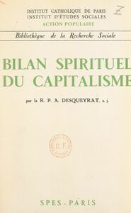 Bilan spirituel du capitalisme