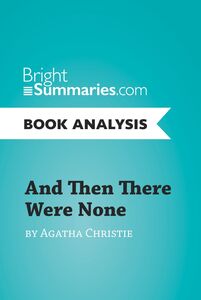 And Then There Were None by Agatha Christie (Book Analysis) Complete Summary and Book Analysis