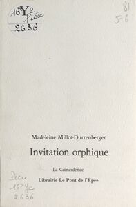 Invitation orphique