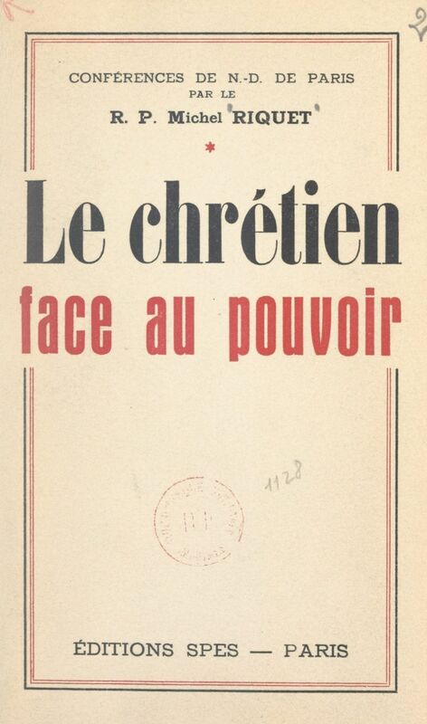 Le Chrétien face au pouvoir