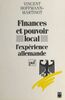 Finances et pouvoir local L'expérience allemande
