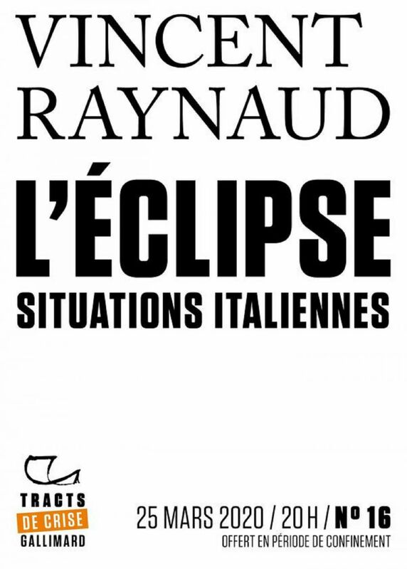 Tracts de Crise (N°16) - L'Éclipse. Situations italiennes