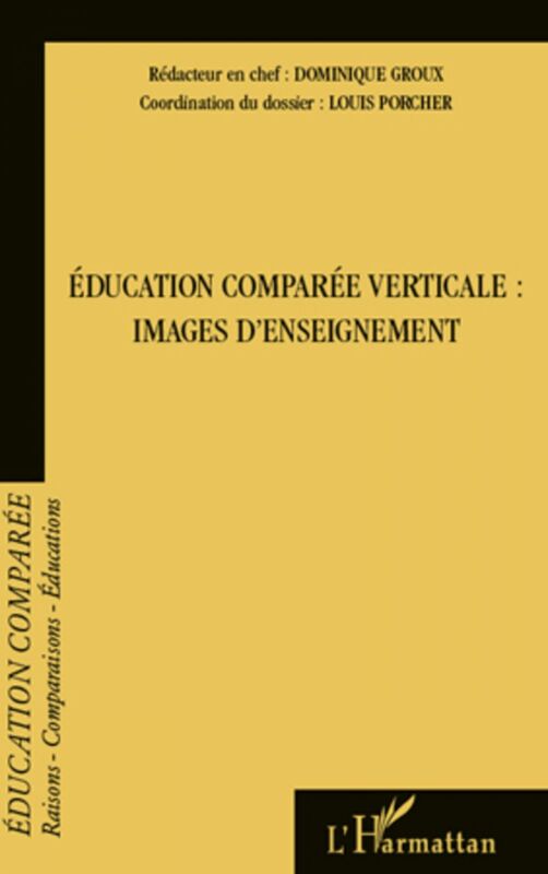 Education comparée verticale : images d'enseignement