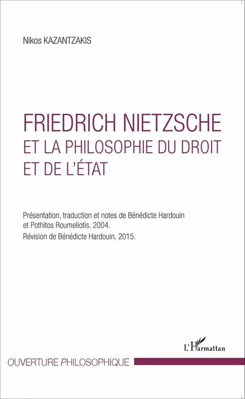 Friedrich Nietzsche et la philosophie du droit et de l'État
