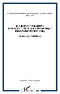 Les Représentations interculturelles en didactique des langues-cultures Enquêtes et analyses