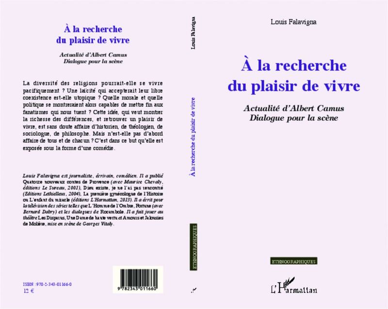 A la recherche du plaisir de vivre Actualité d'Albert Camus - Dialogue pour la scène