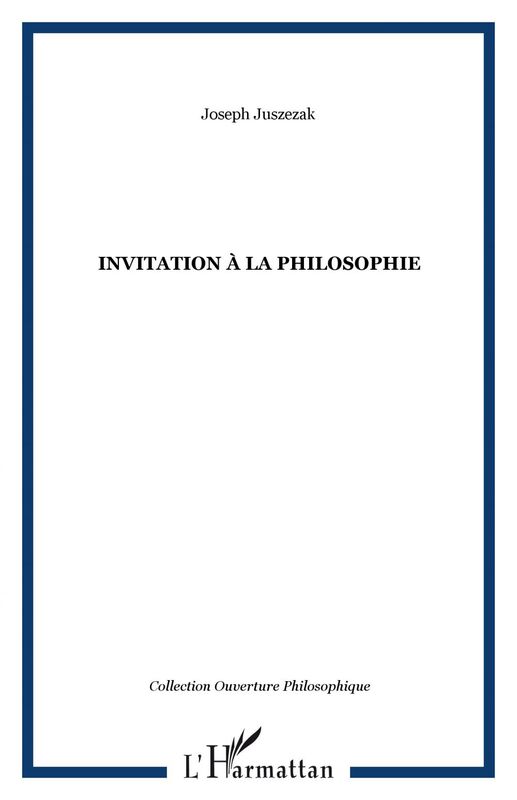 Invitation à la philosophie
